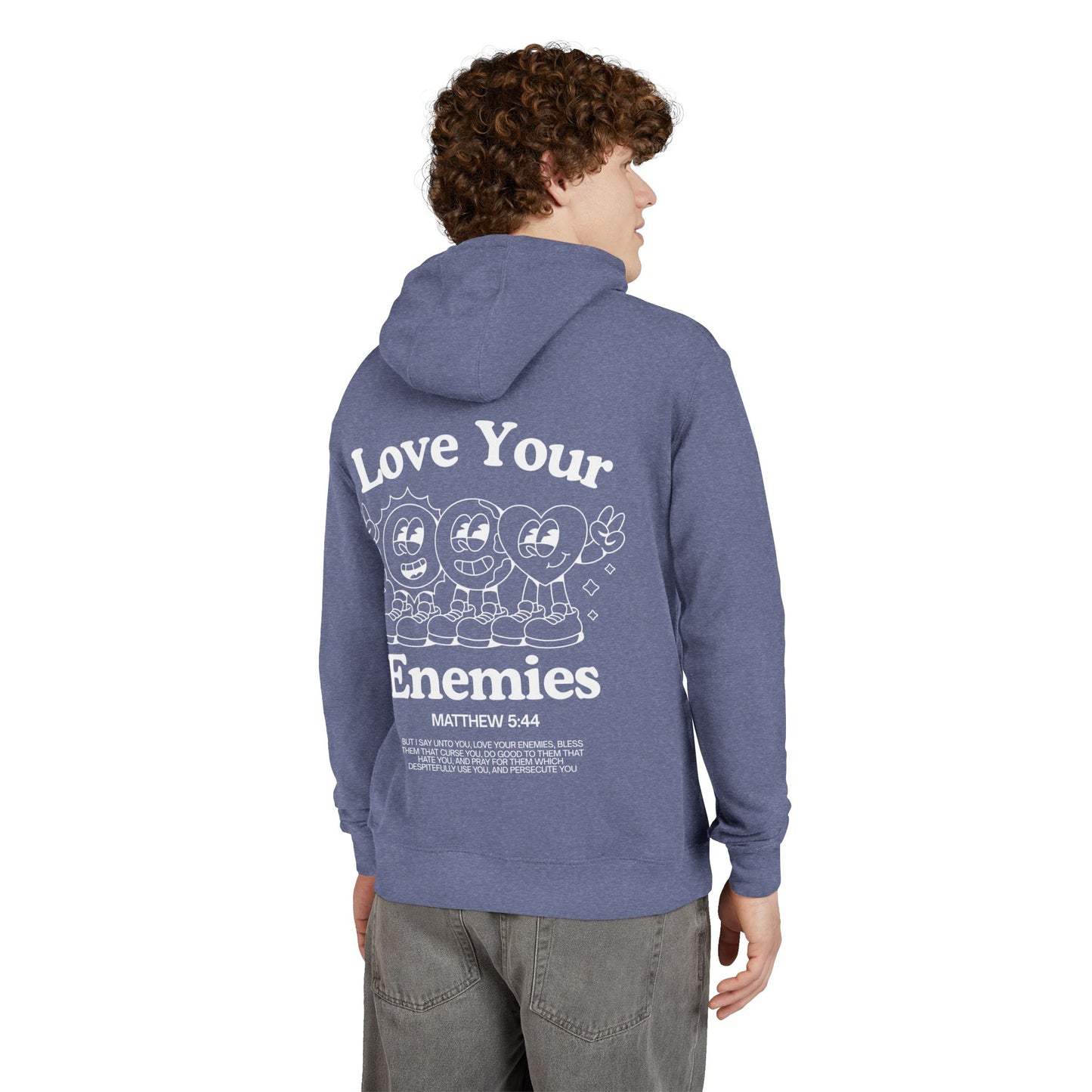 Love Your Enemies Unisex Hoodie - Message of Jesus