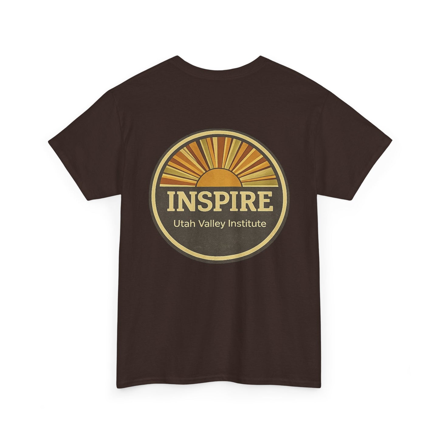 Inspire T‑Shirt — Sunrise Logo Tee (Utah Valley Institute)