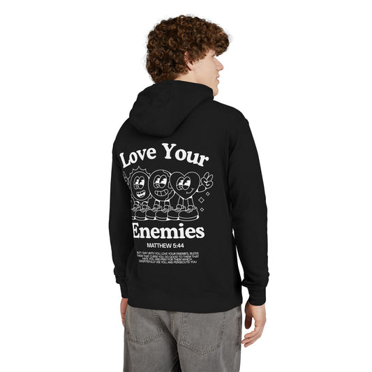Love Your Enemies Unisex Hoodie - Message of Jesus